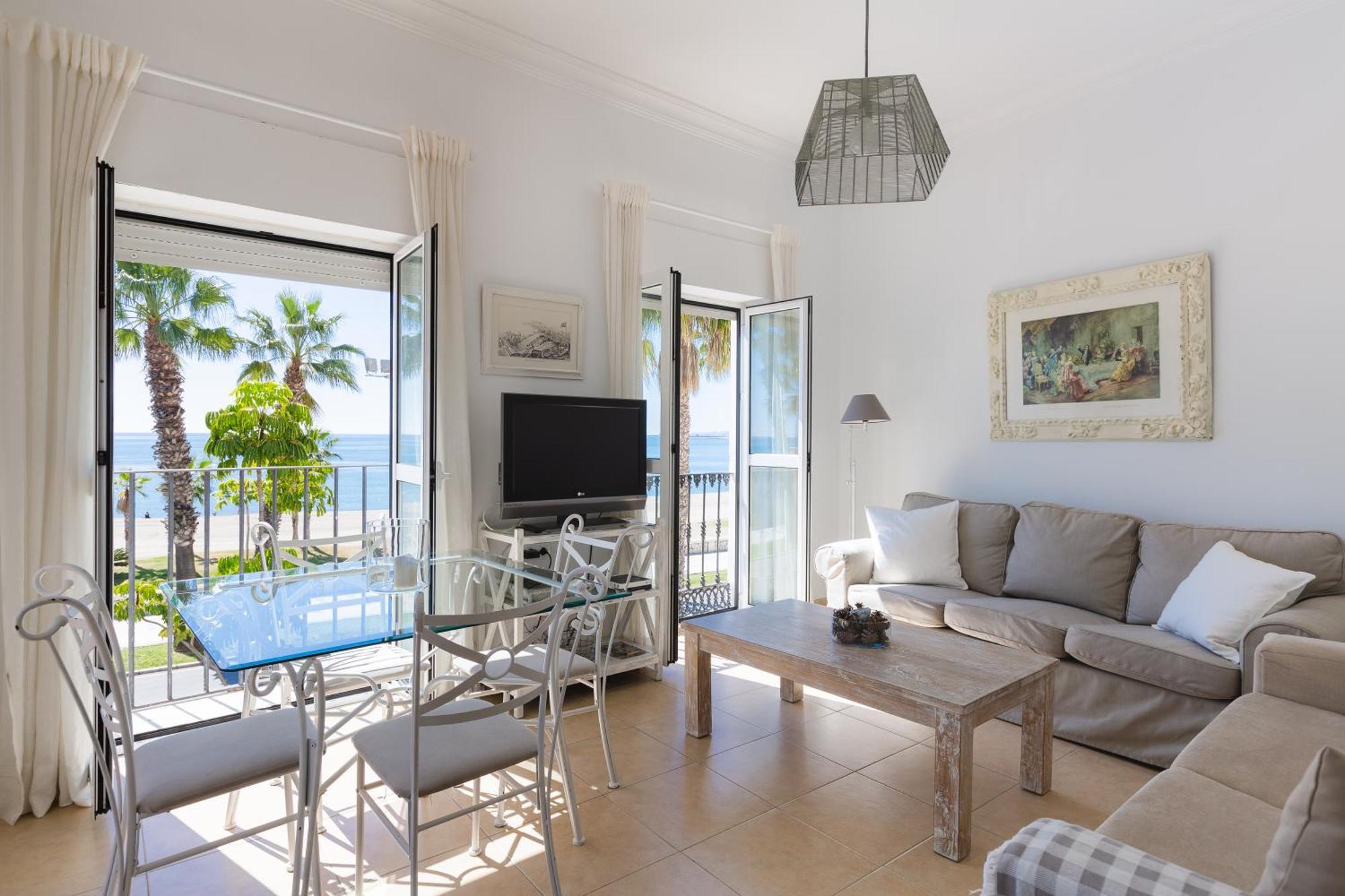 Apartamento Con Encanto En Primera Linea De Playa Малага Екстер'єр фото