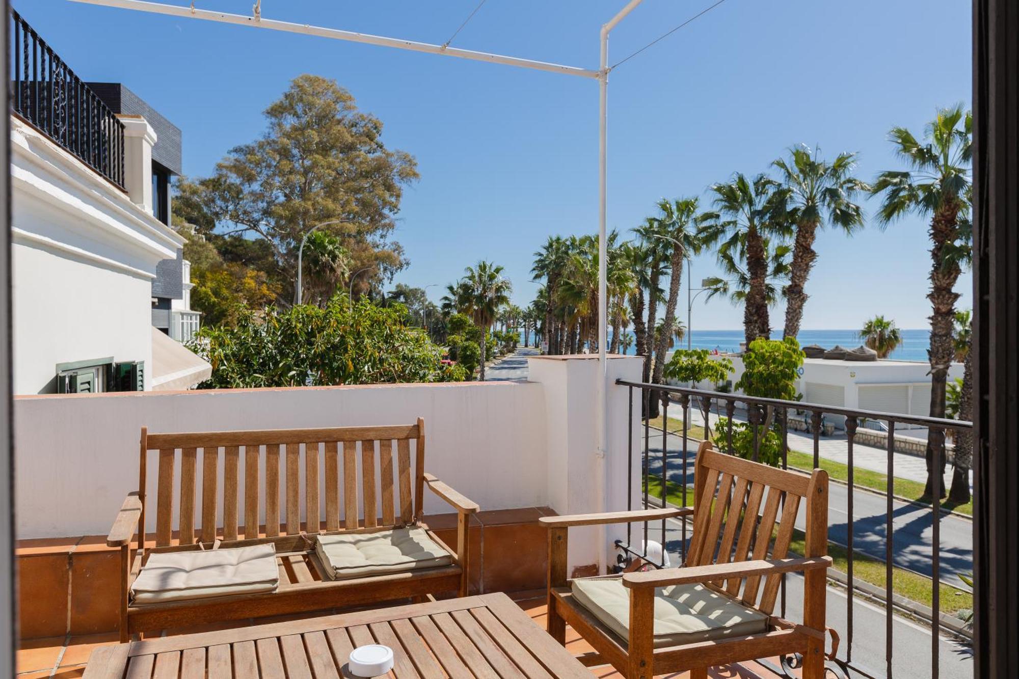 Apartamento Con Encanto En Primera Linea De Playa Малага Екстер'єр фото