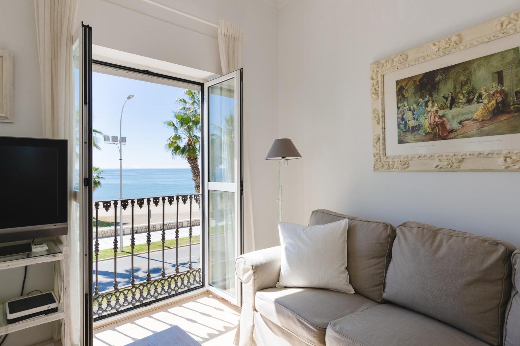 Apartamento Con Encanto En Primera Linea De Playa Малага Екстер'єр фото